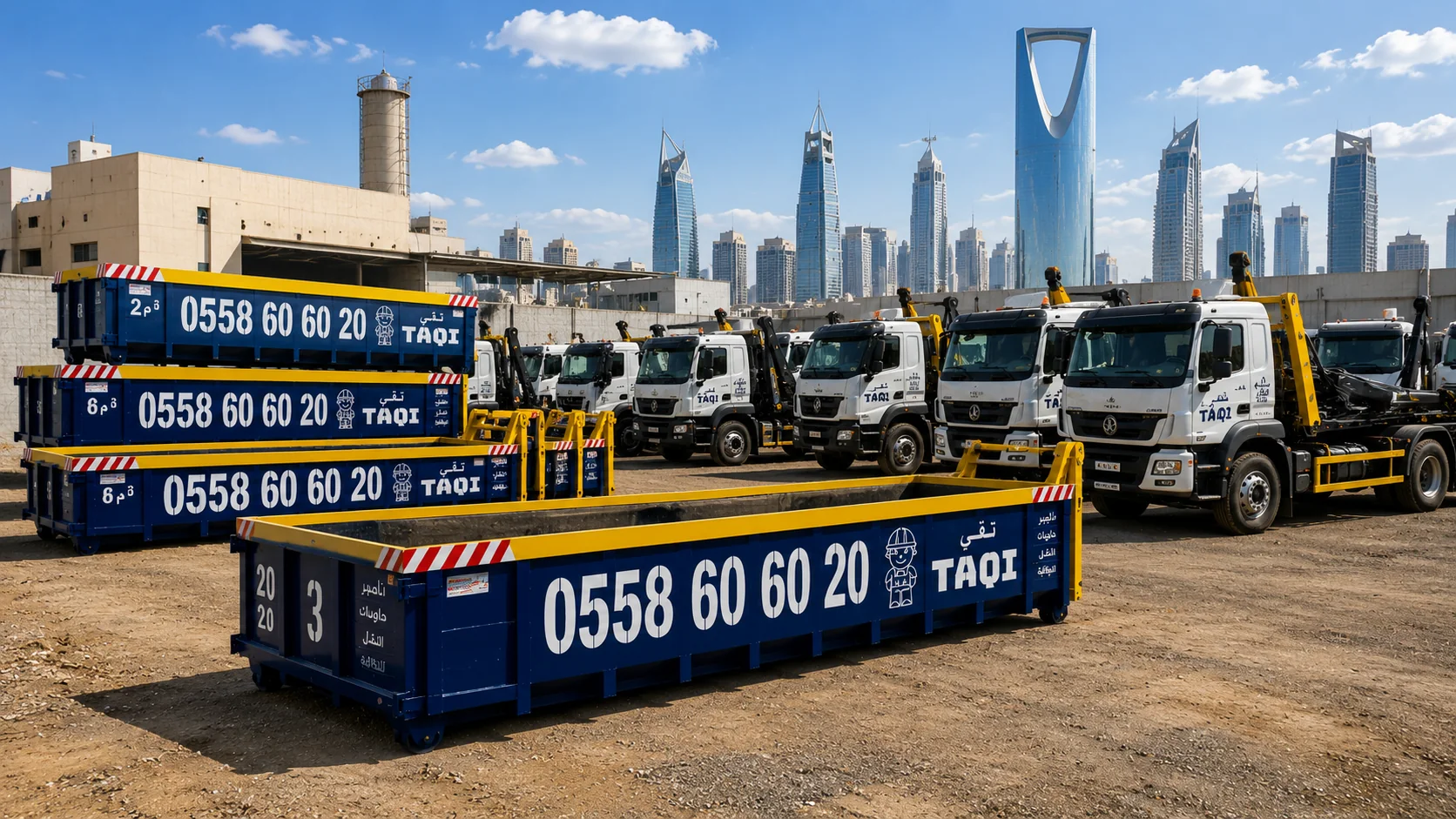 حاويات للايجار بالرياض — كيف تختار الحاوية المناسبة وتوفر في السعر