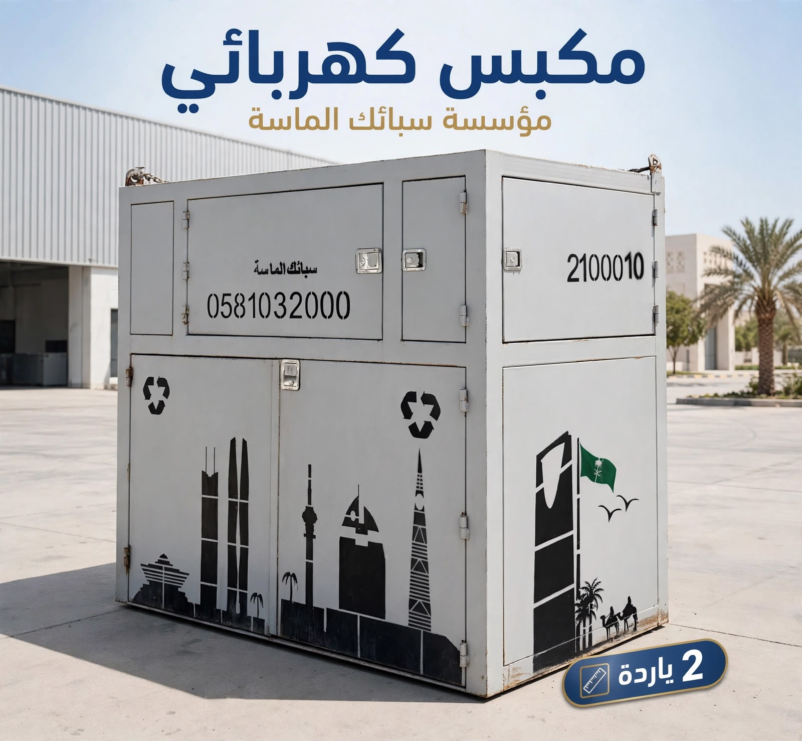 أفضل حلول تأجير حاويات نقل أنقاض في الرياض لمشاريعك الإنشائية